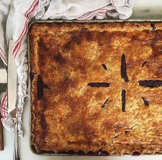 Black and Red Raspberry Slab Pie | Jessie Sheehan Bakes