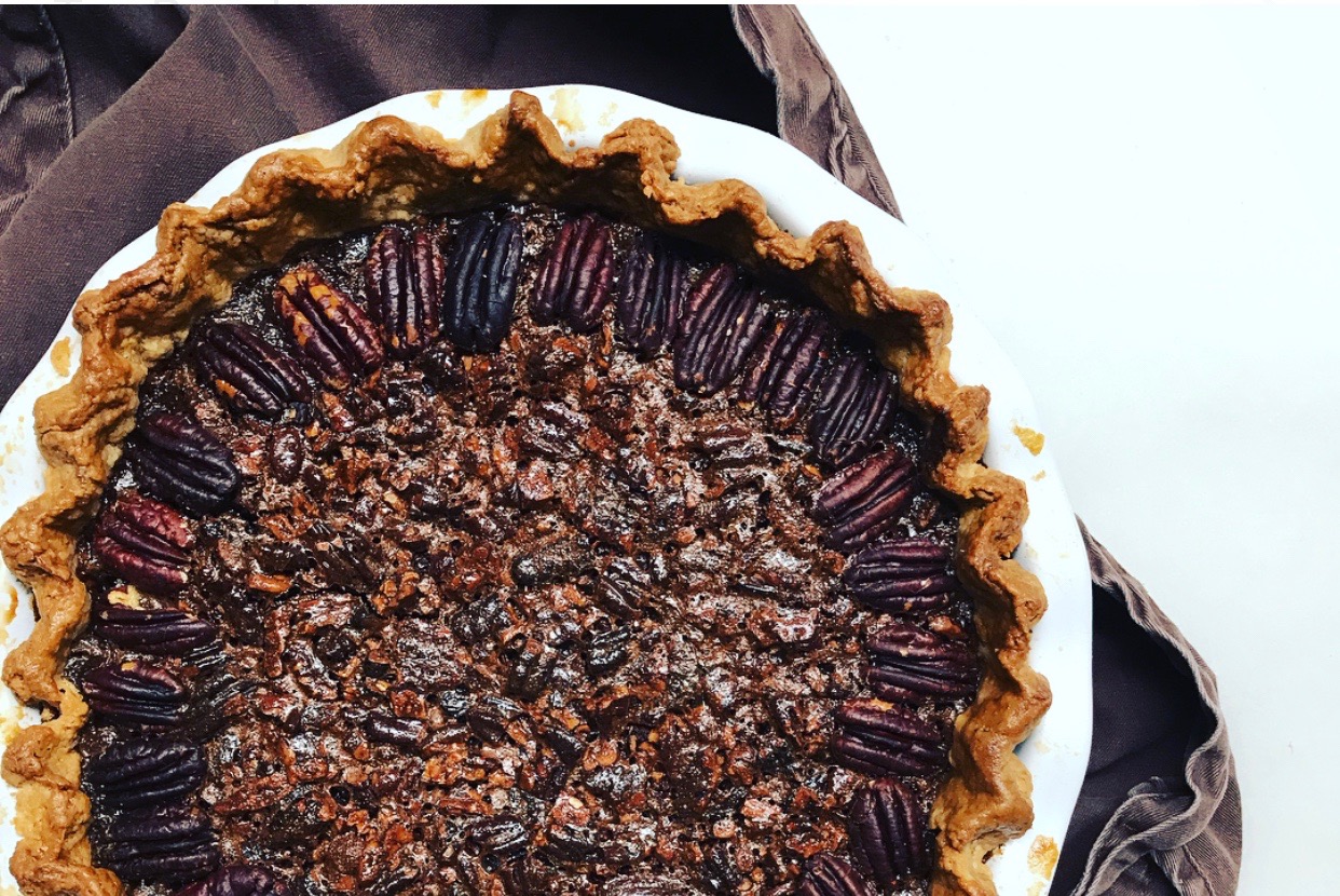 Deep-Dish Chocolate Bourbon Pecan Pie | Jessie Sheehan Bakes