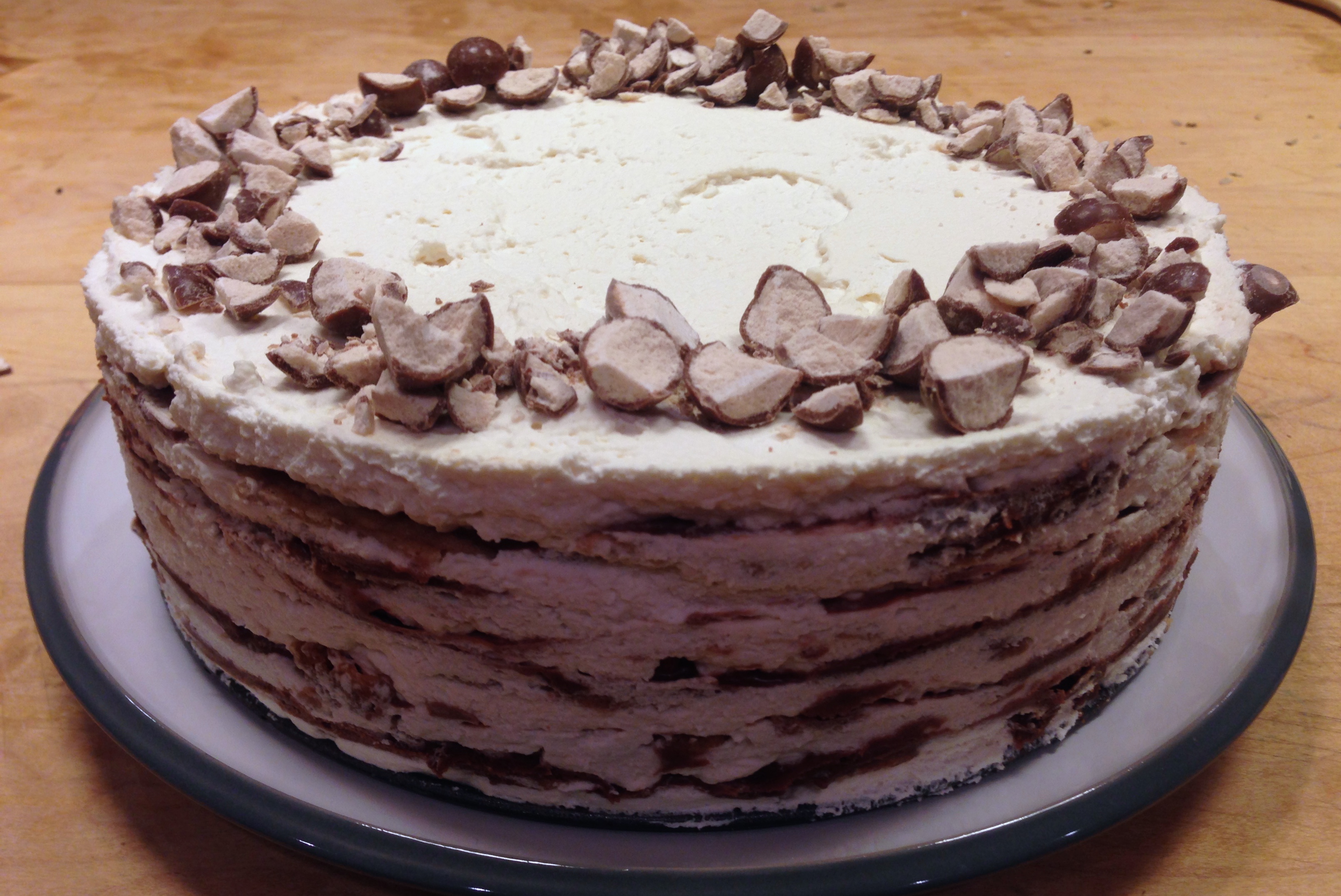 black and white malted icebox cake Icebox Malt Cake | Jessie Sheehan Bakes