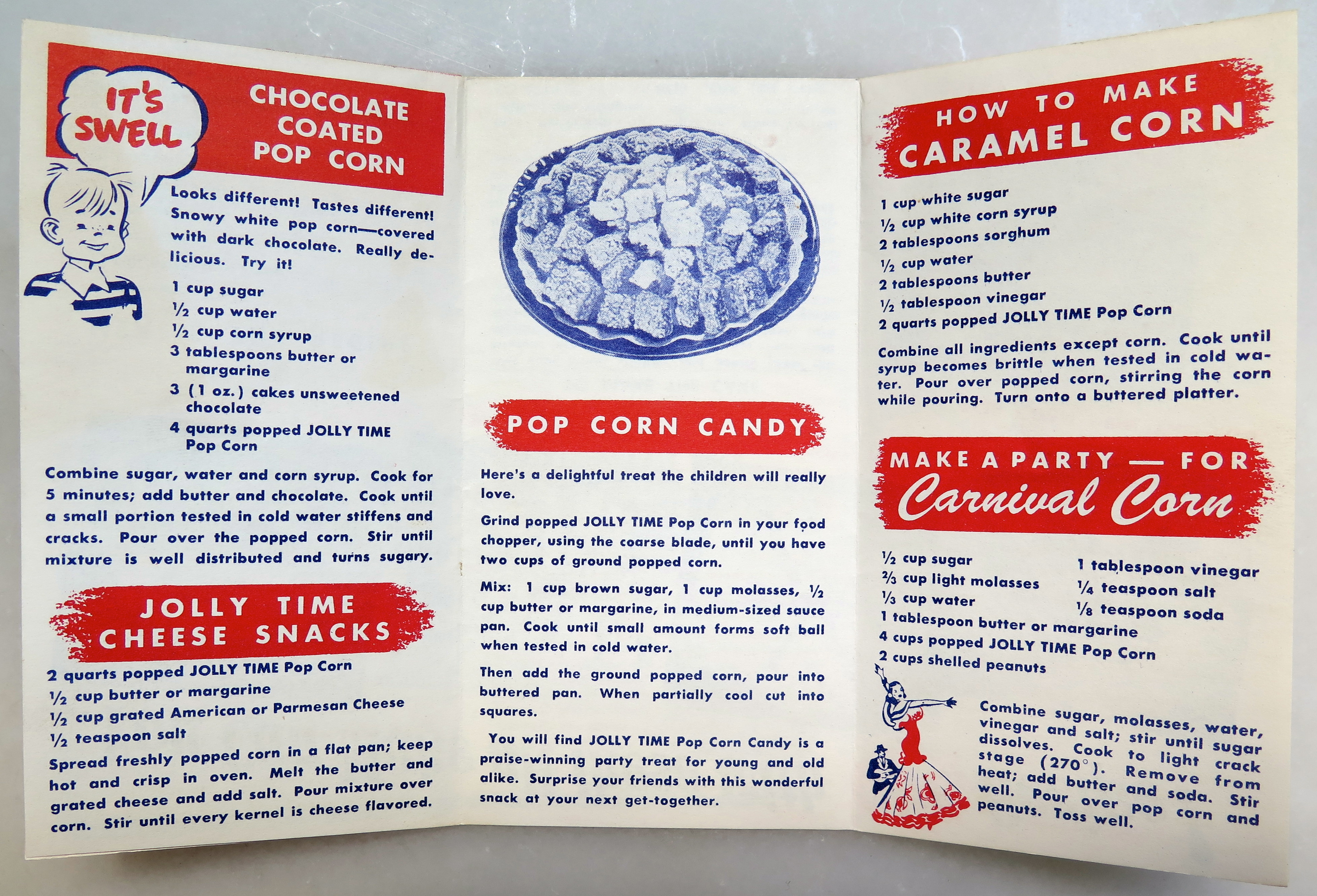 jolly time recipe pamphlet