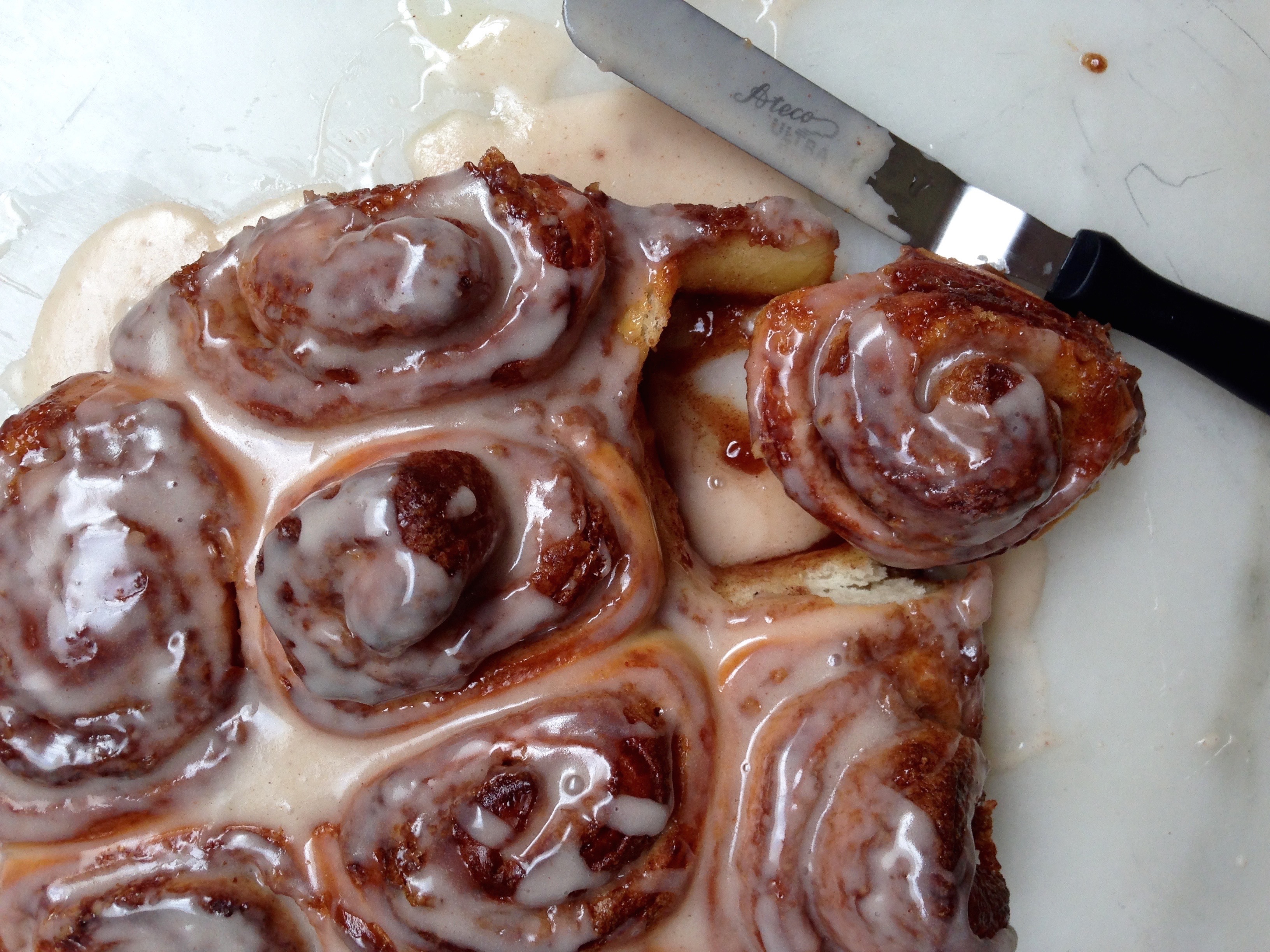 cinnamon glazed yumminess Double Cinnamon Cinnamon Buns | Jessie Sheehan Bakes