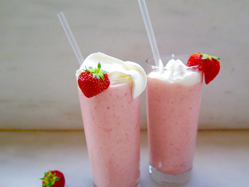 Strawberry Malted Milkshakes | Jessie Sheehan Bakes