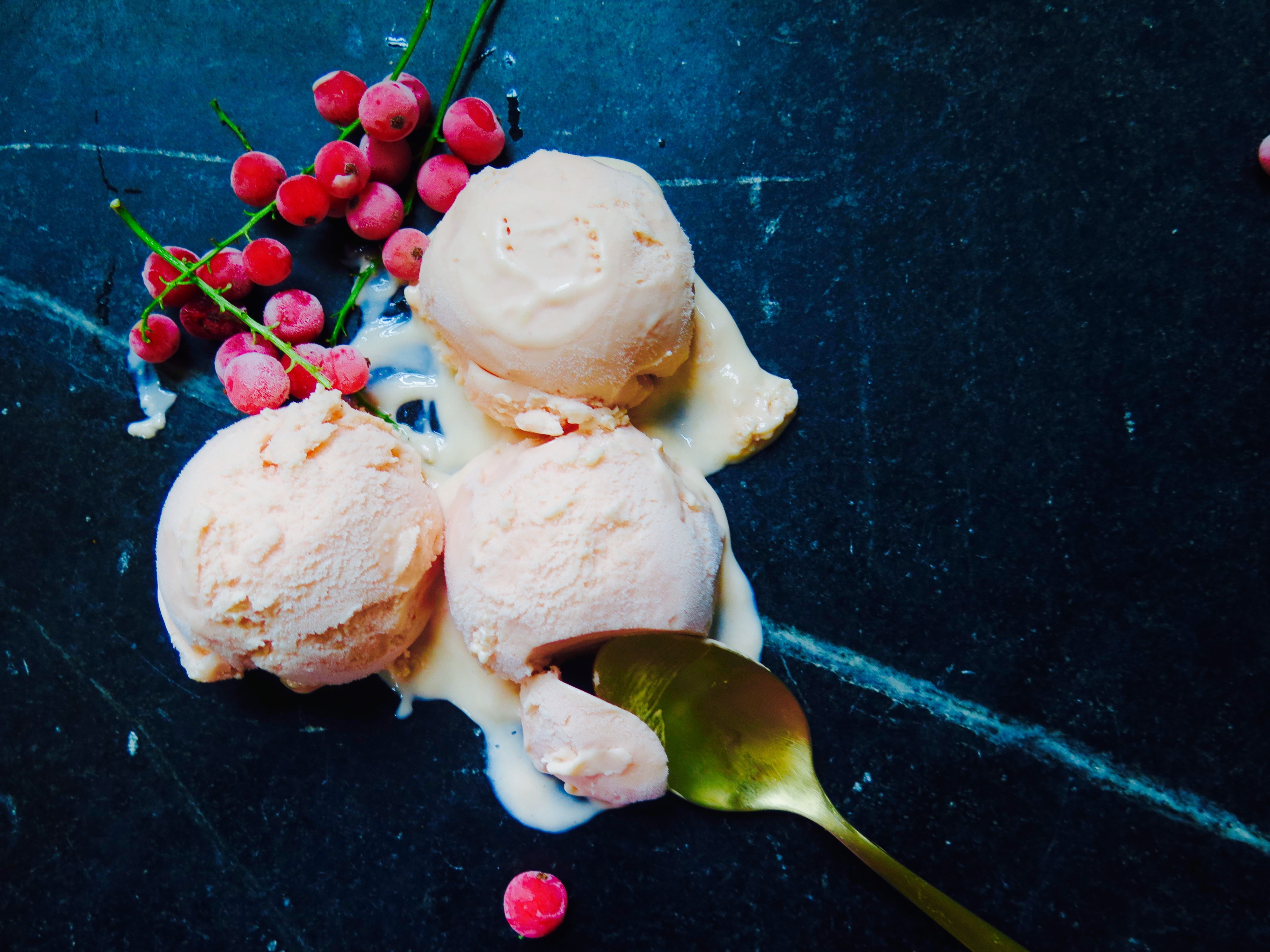 Red Currant Ice Cream Recipe | Jessie Sheehan Bakes