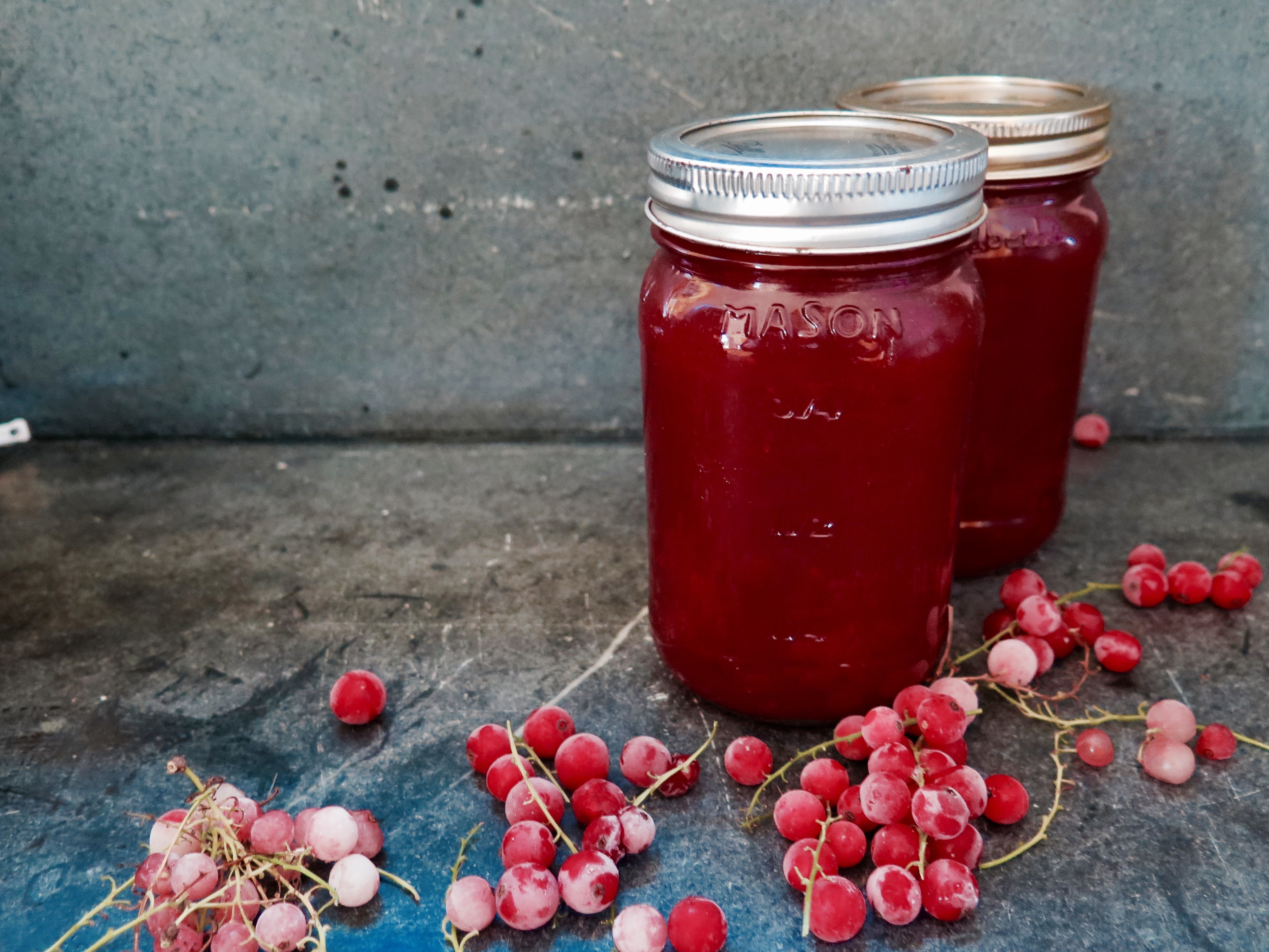 jars o' red currant jam