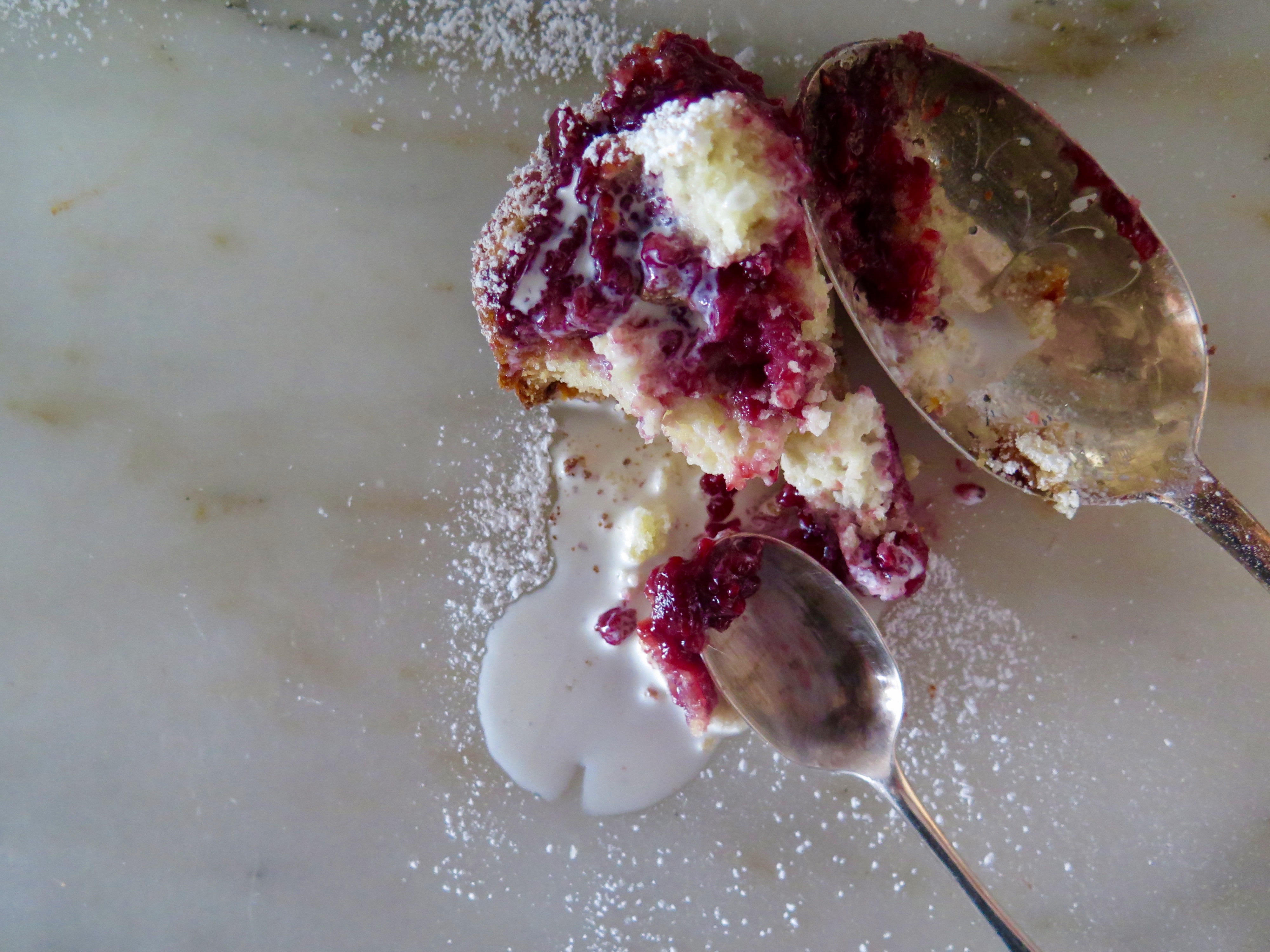 Raspberry Marshmallow Upside-Down Cake Recipe | Jessie Sheehan Bakes