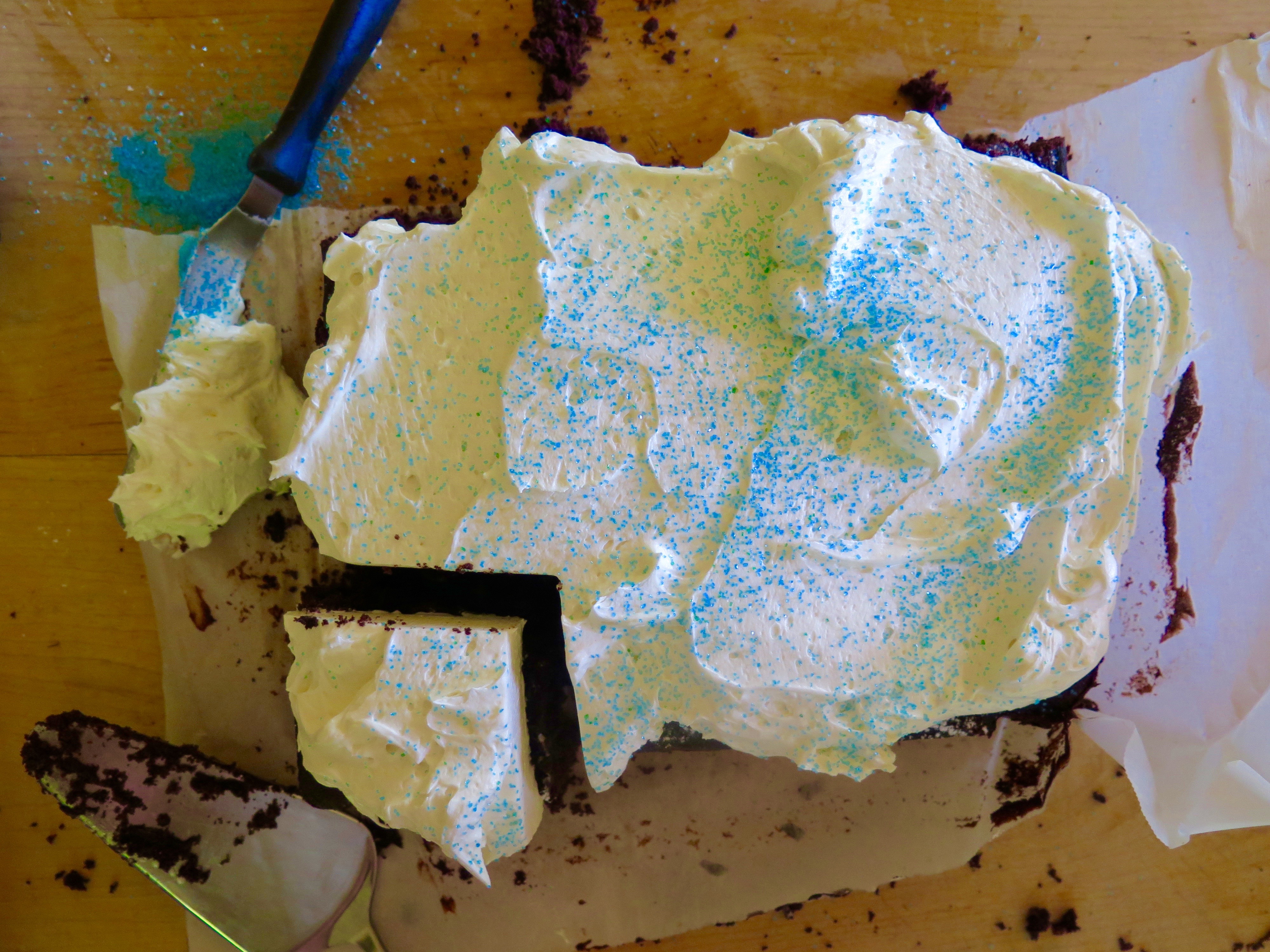 Chocolate Sheet Cake with Buttercream Frosting Recipe | Jessie Sheehan Bakes
