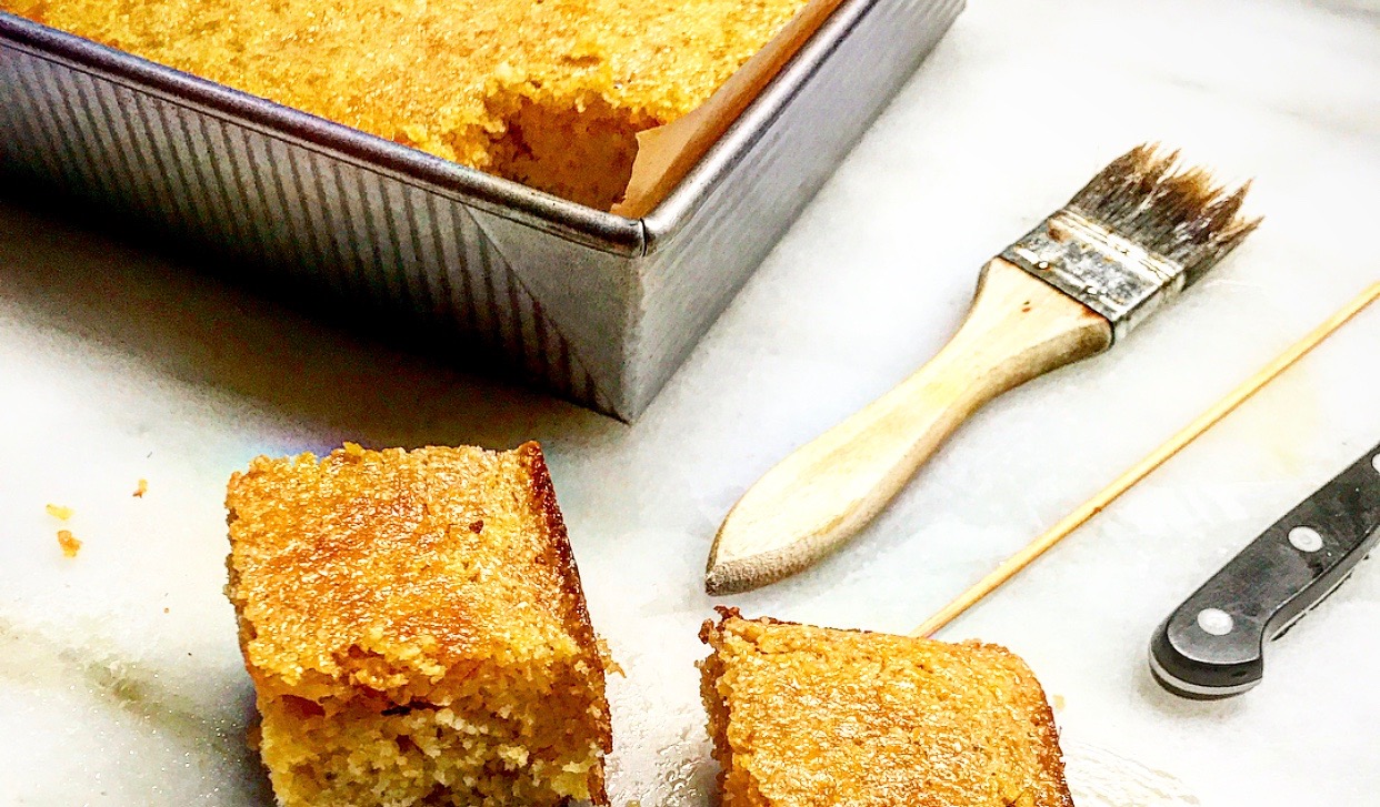 Butter-Honey Glazed Cornbread | Jessie Sheehan Bakes