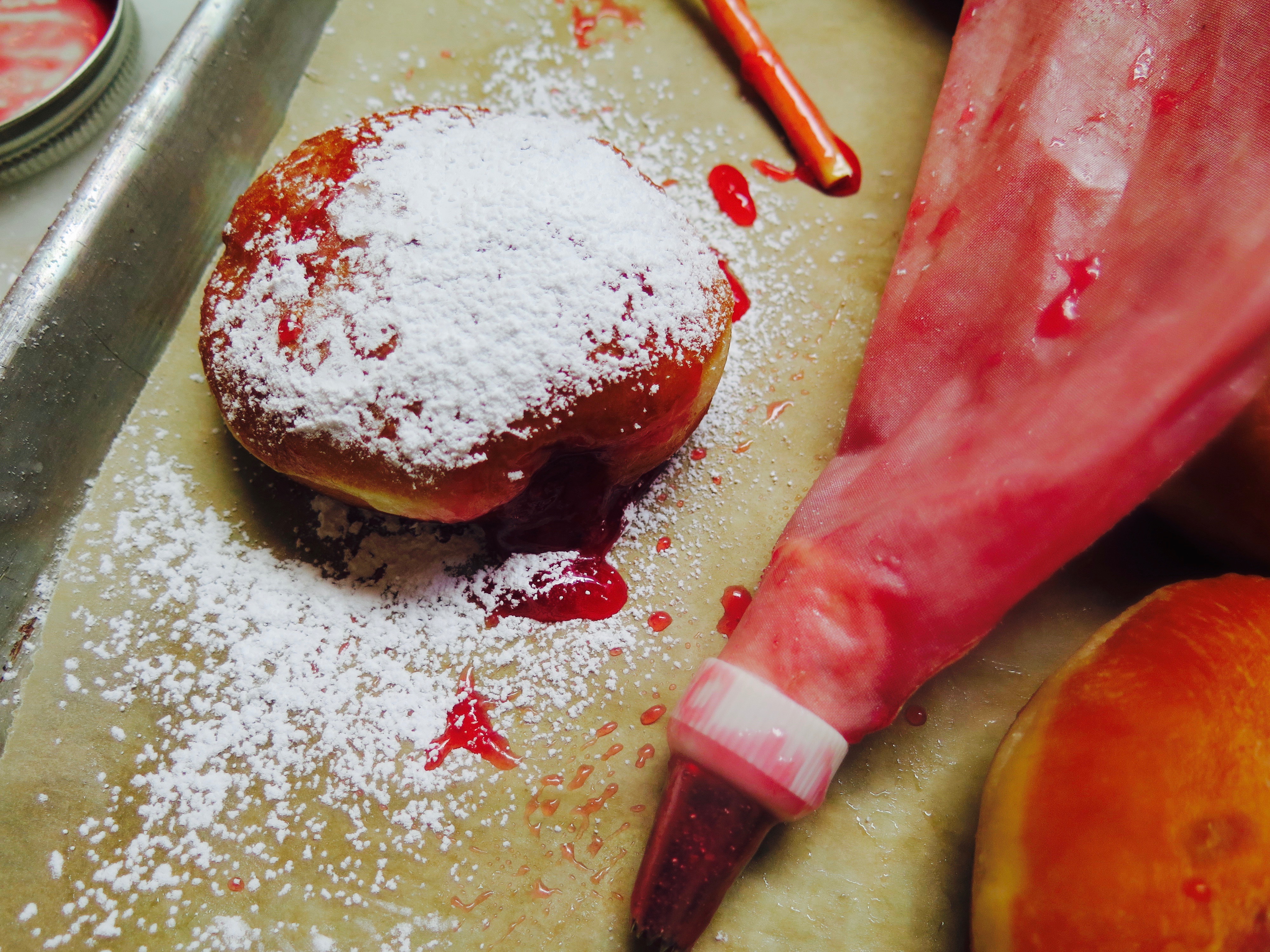 Red Currant Jelly Doughnuts | Jessie Sheehan Bakes