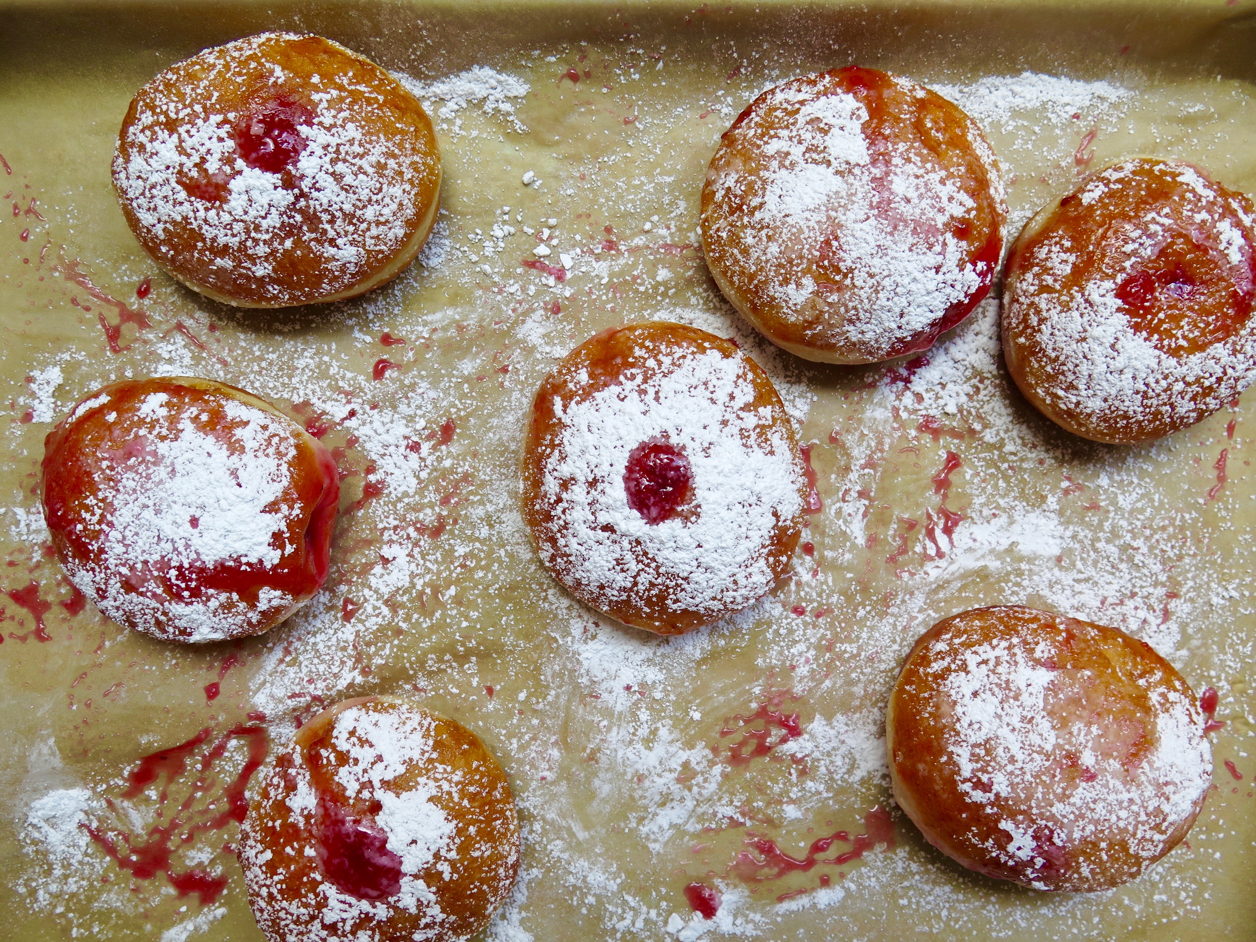 Red Currant Jelly Doughnuts | Jessie Sheehan Bakes