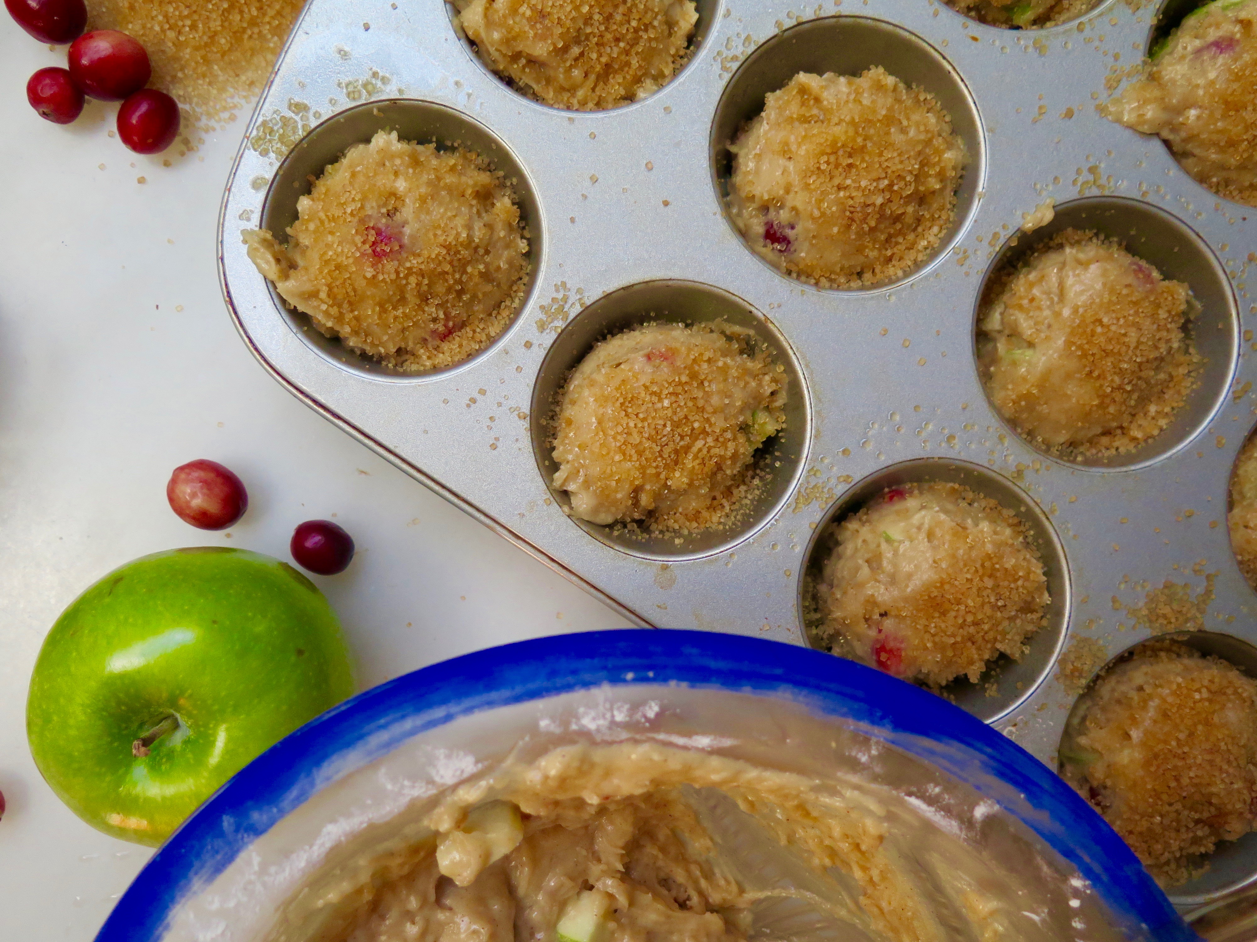 Apple Cranberry Muffins | Jessie Sheehan Bakes