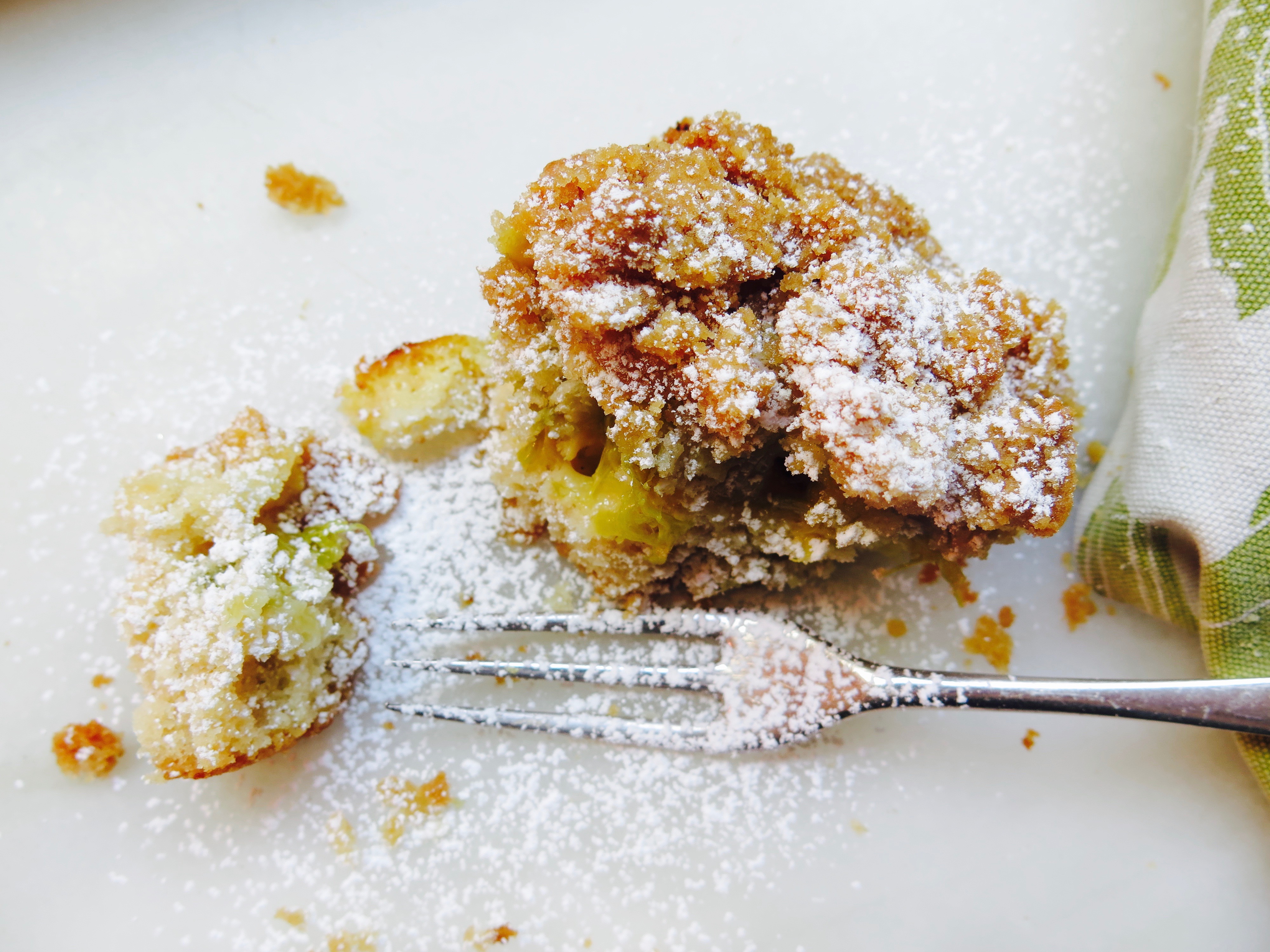 Rhubarb Crumb Cake Recipe | Jessie Sheehan Bakes