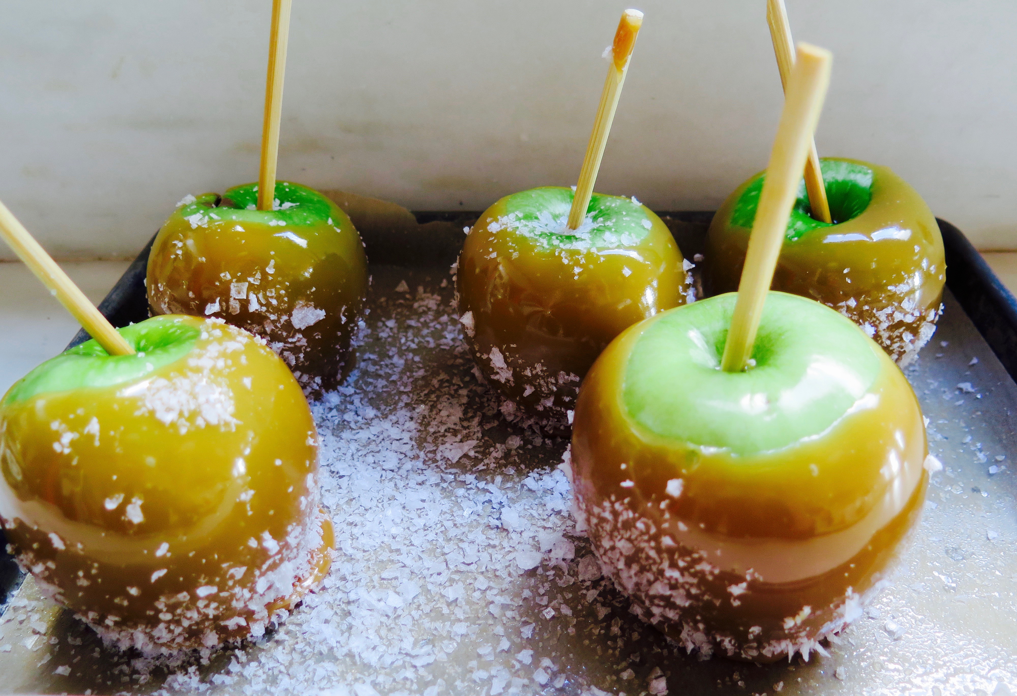 Salty Caramel Apples Recipe | Jessie Sheehan Bakes