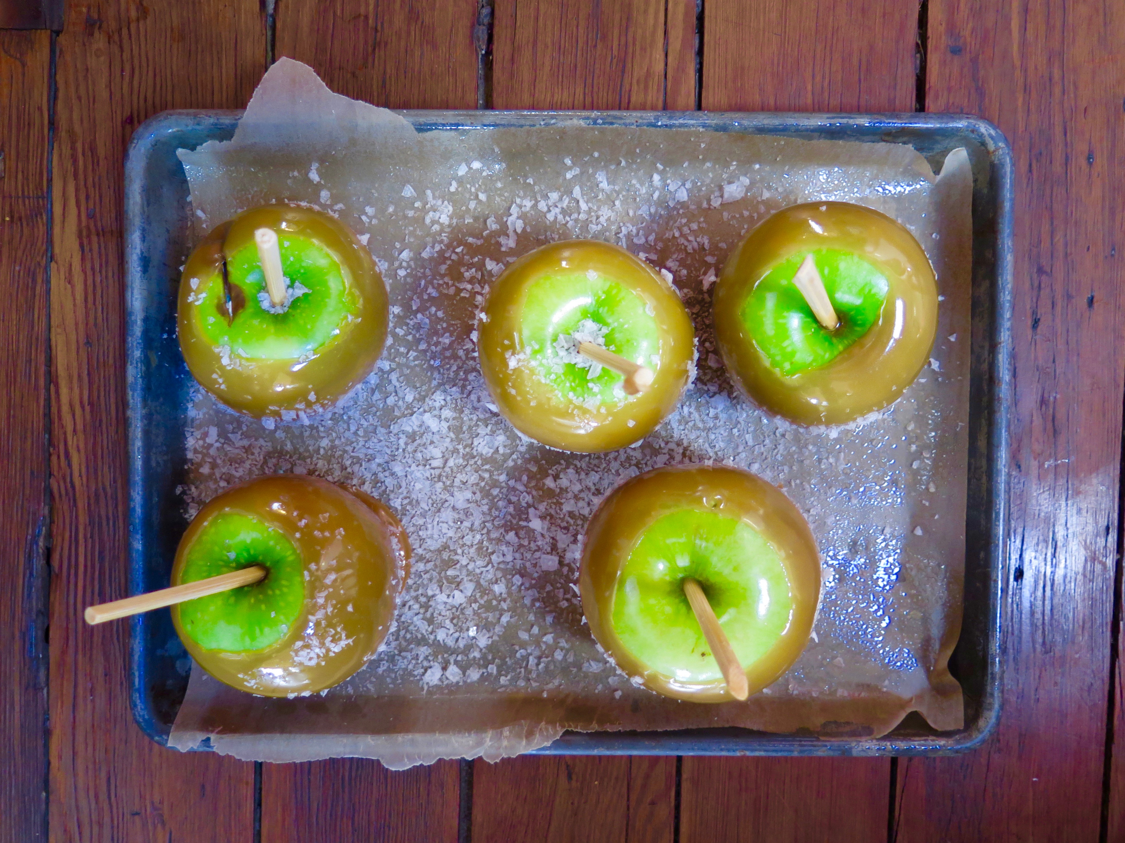 Salty Caramel Apples Recipe | Jessie Sheehan Bakes
