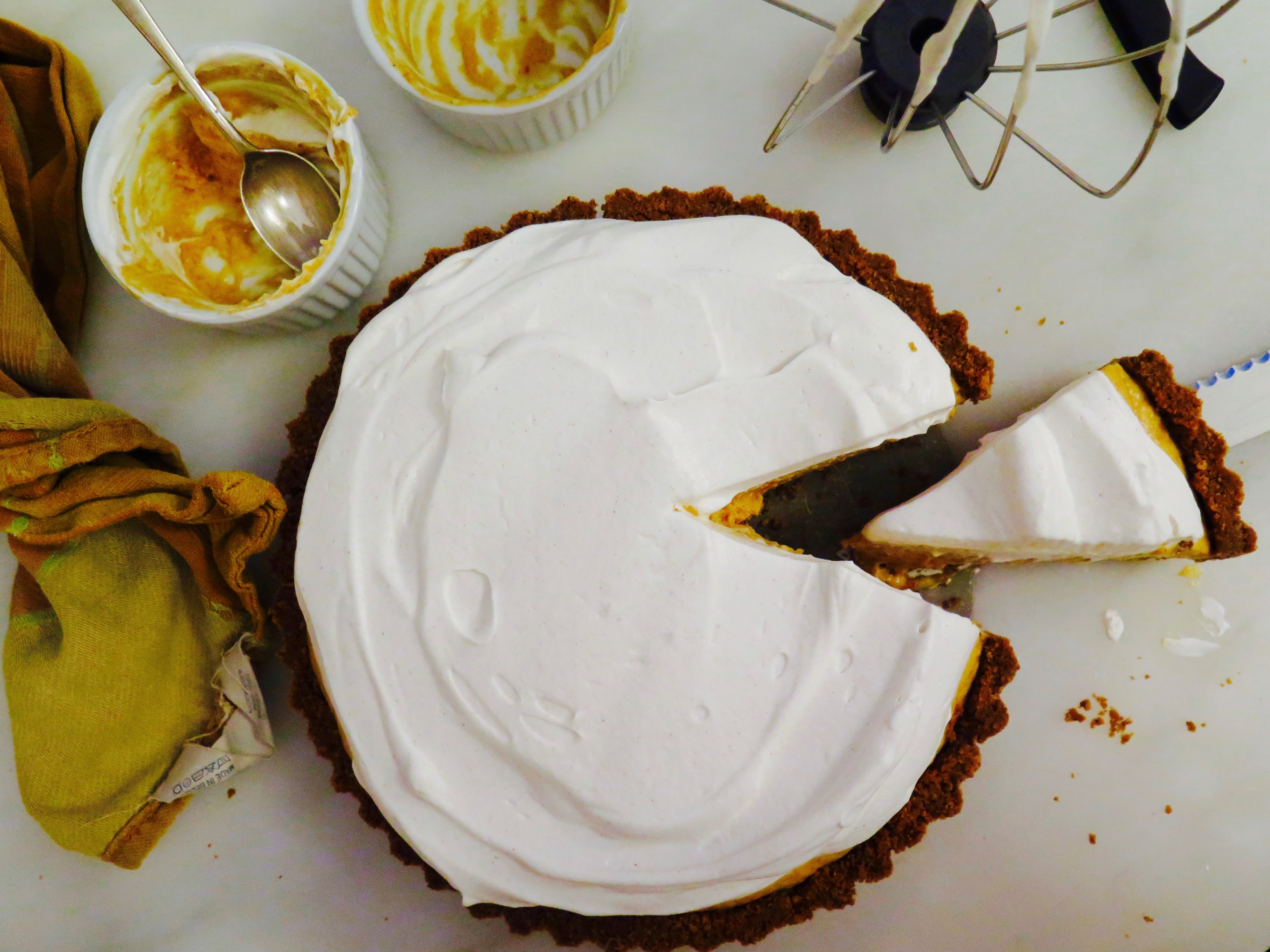 Pumpkin Mousse Tart Recipe | Jessie Sheehan Bakes