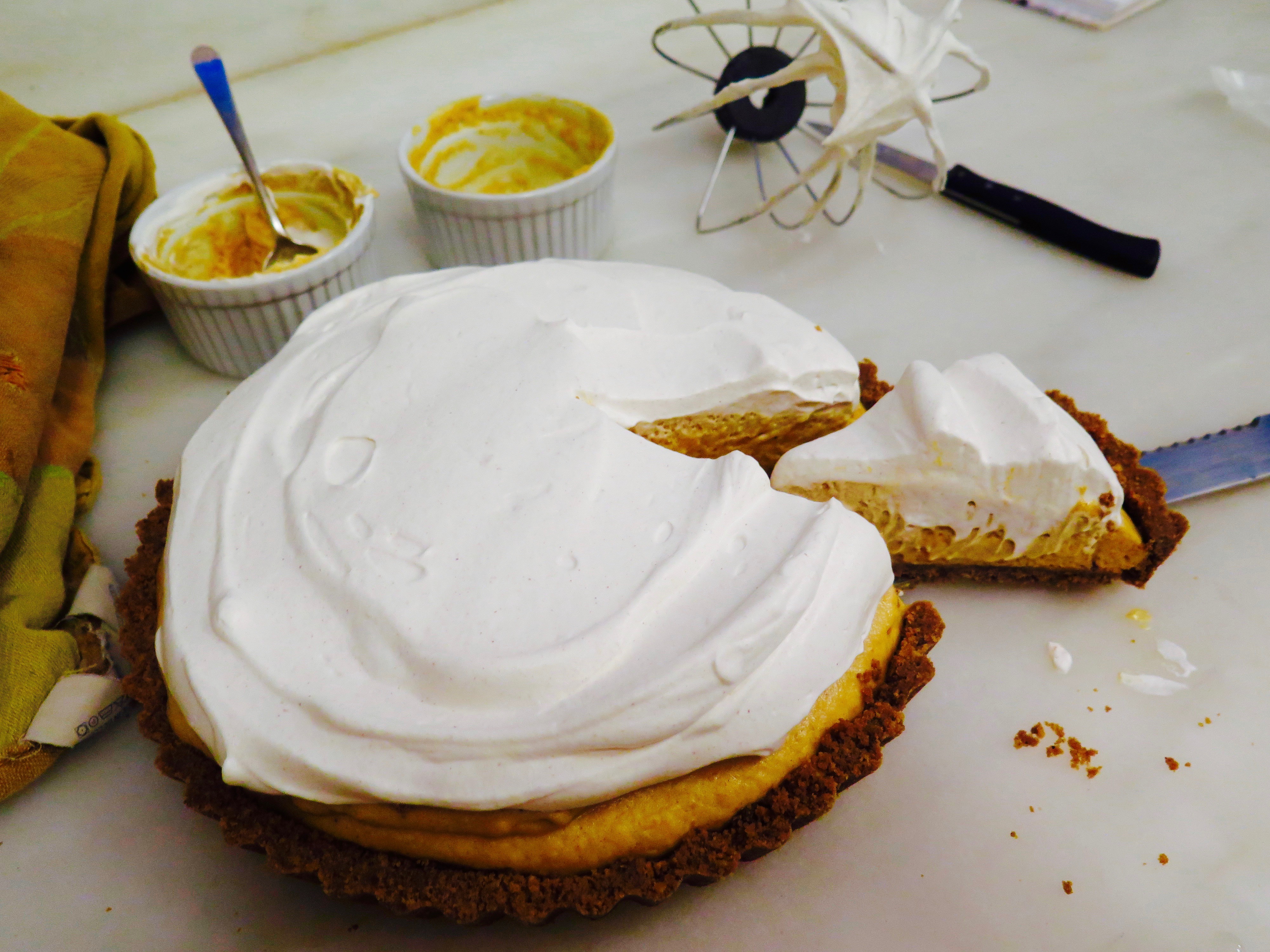 Pumpkin Mousse Tart Recipe | Jessie Sheehan Bakes