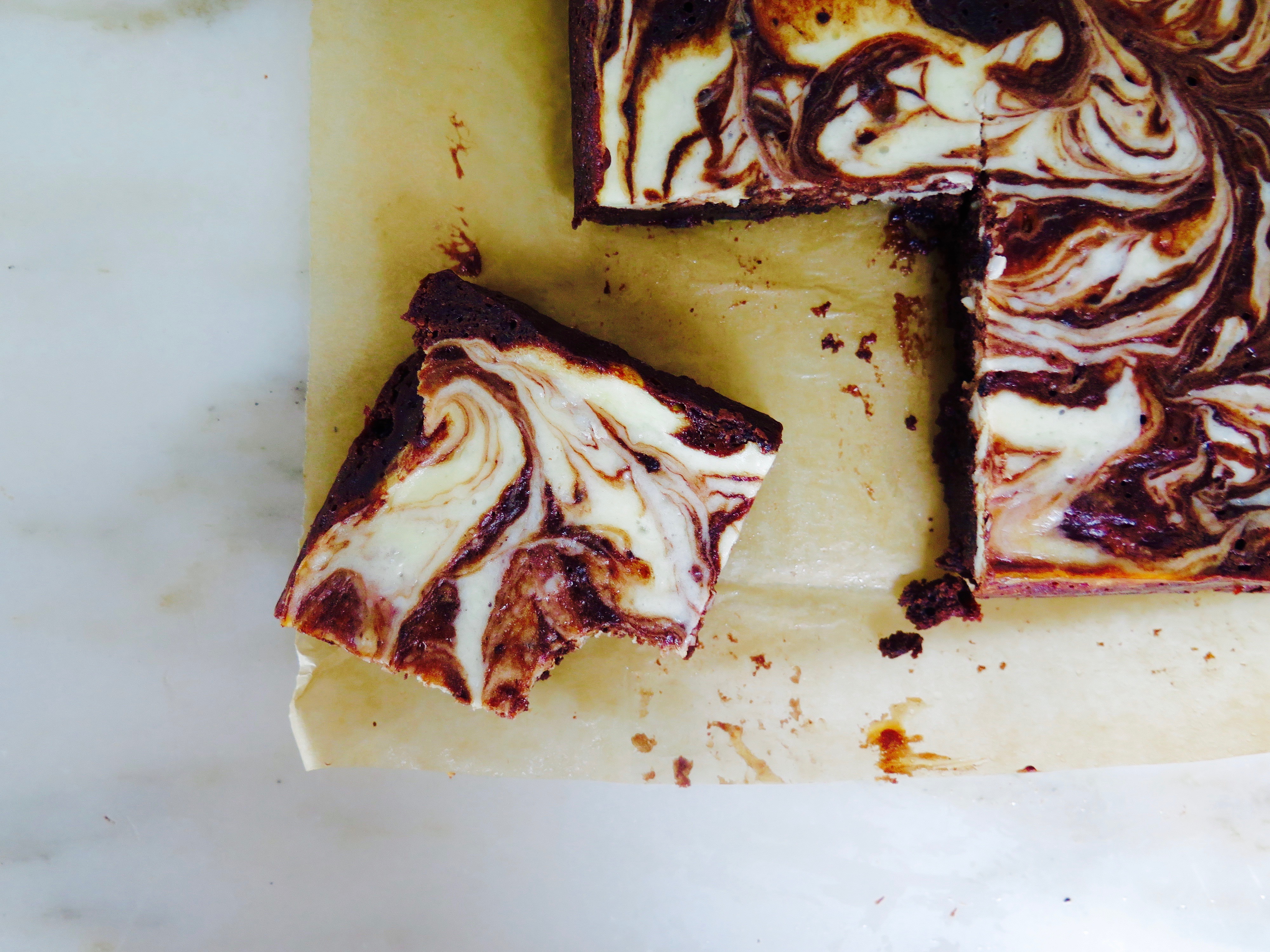 swirly cream cheese brownies Viennese Brownies Recipe | Jessie Sheehan Bakes