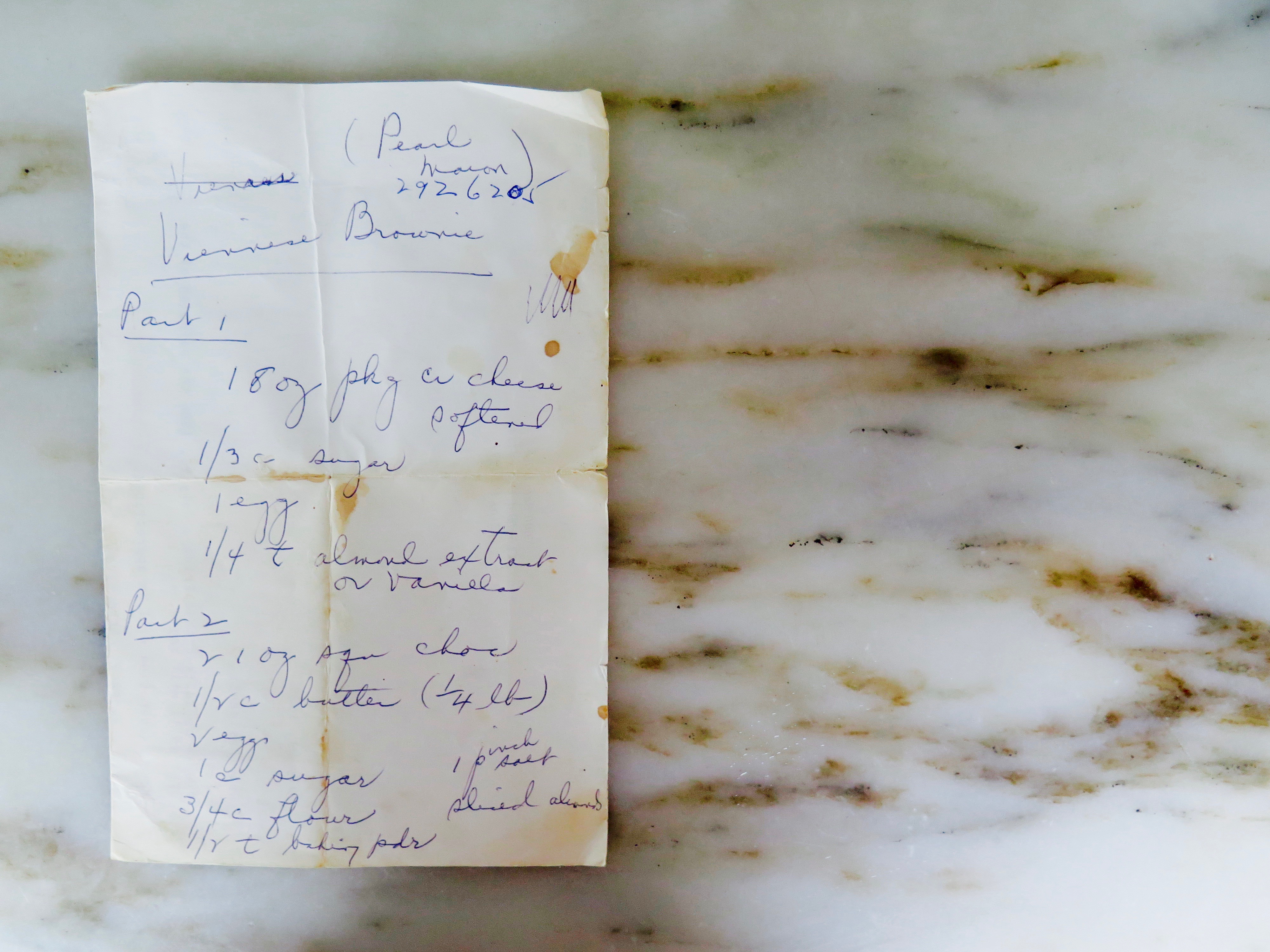 my grandmother's recipe for viennese brownies my grandmother's recipe for viennese brownies