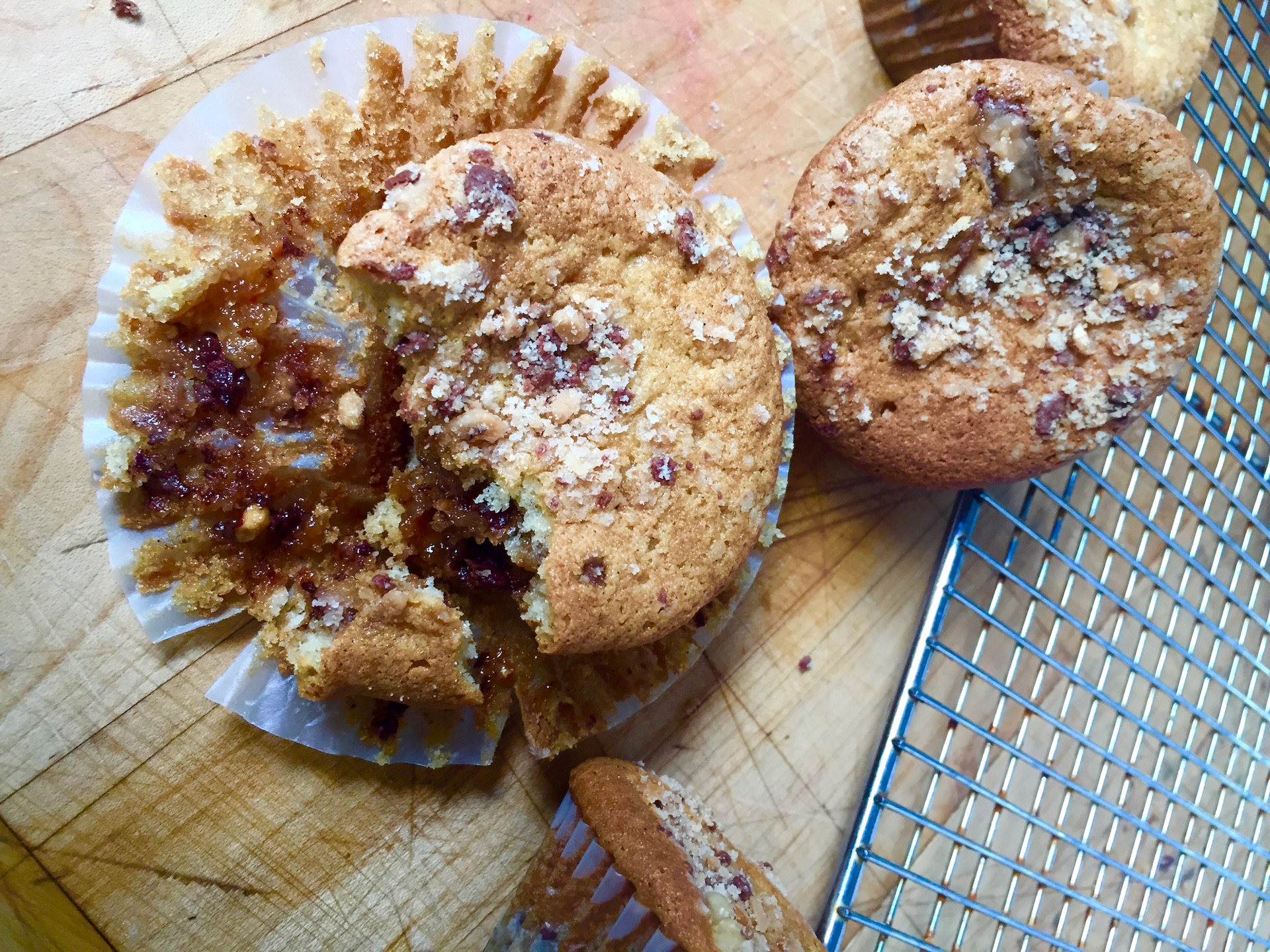 Vanilla Bean Heath Bar Coffee Cake Muffins Recipe | Jessie Sheehan Bakes
