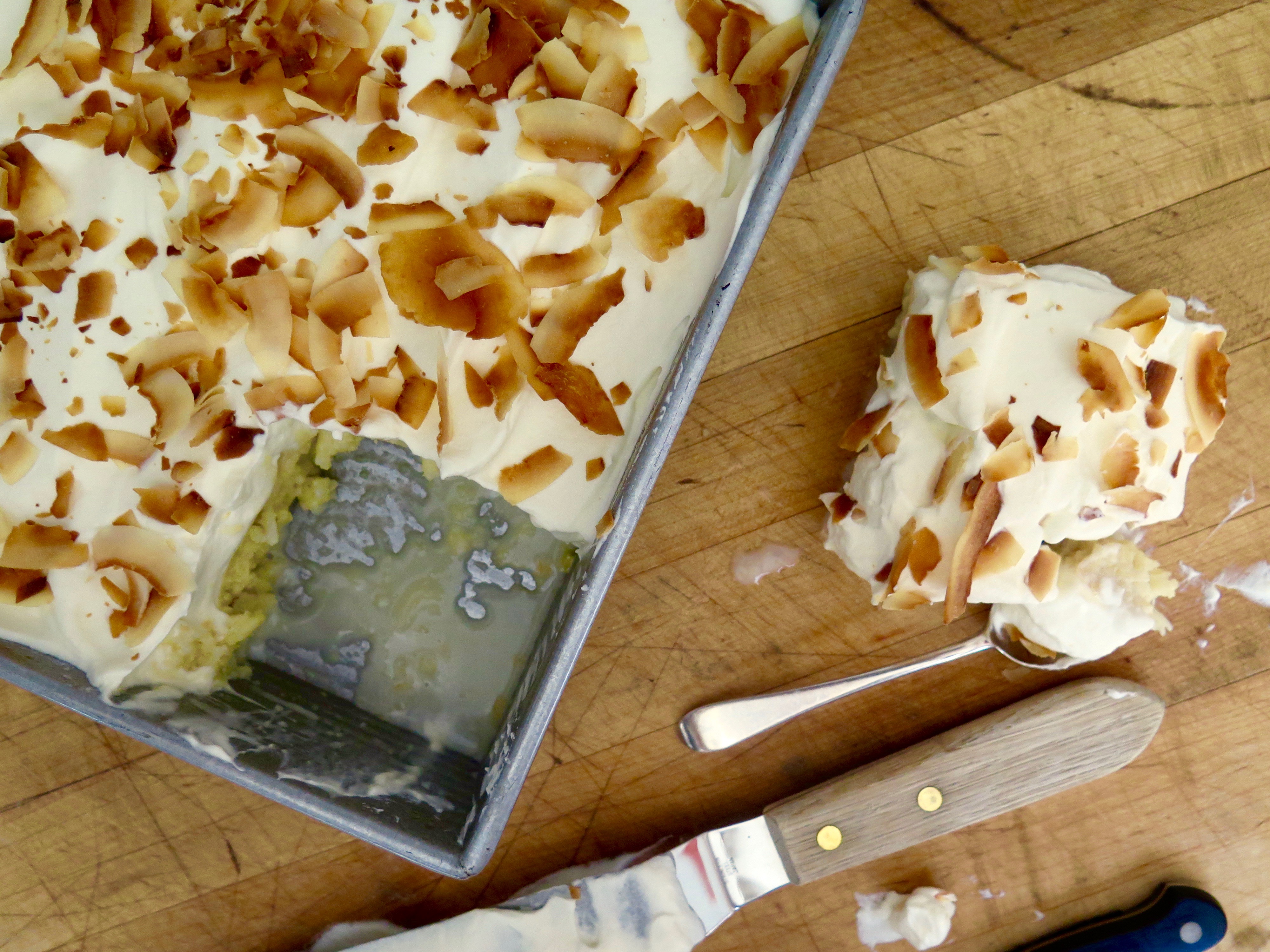 slice o' coconut tres leches Coconut Tres Leches | Jessie Sheehan Bakes