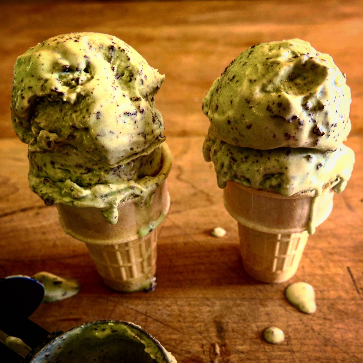 Mint Chocolate Chip Ice Cream Recipe | Jessie Sheehan Bakes