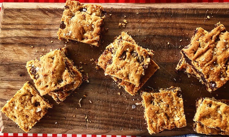 Chocolate Chip Coconut Cookie Bars | Jessie Sheehan Bakes