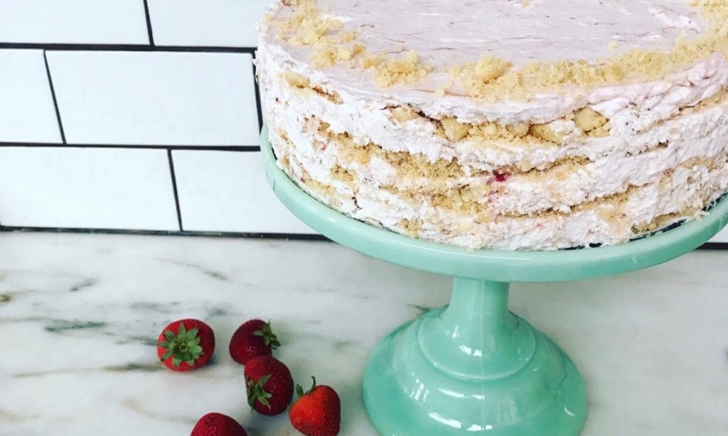 Jam Shortbread Icebox Cake | Jessie Sheehan Bakes