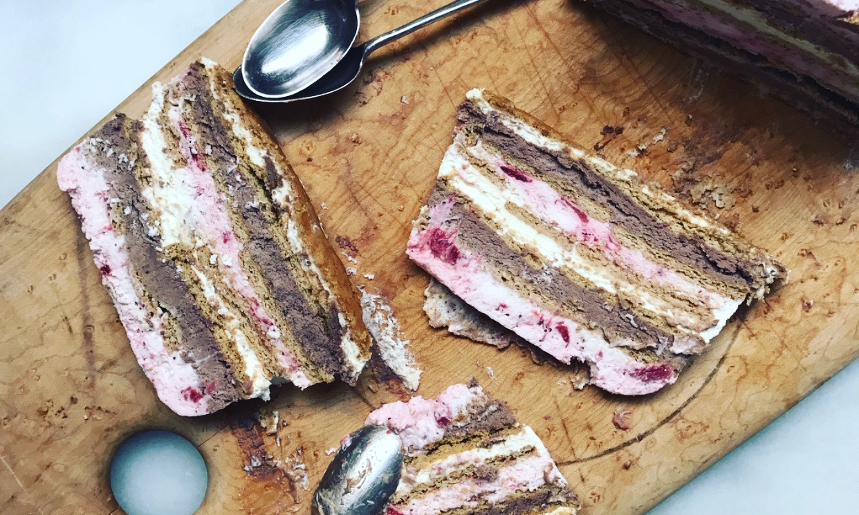 Neapolitan Icebox Cake Recipe | Jessie Sheehan Bakes