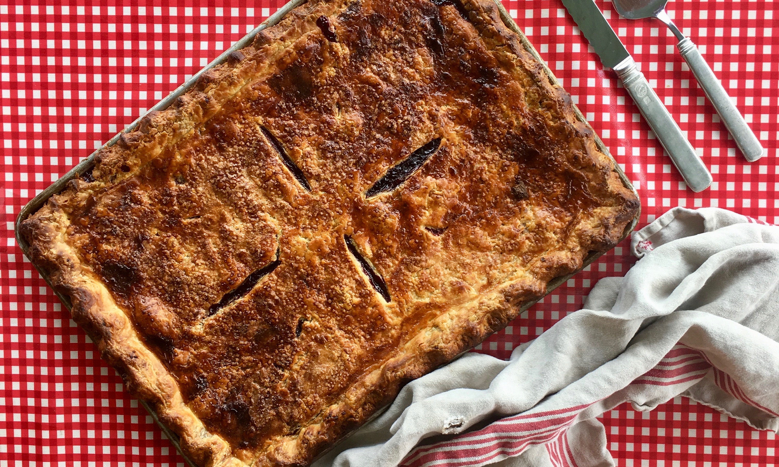 Blackberry-Lime Slab Pie Recipe | Jessie Sheehan Bakes