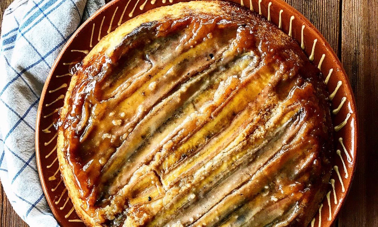 Banana Upside Down Cake | Jessie Sheehan Bakes
