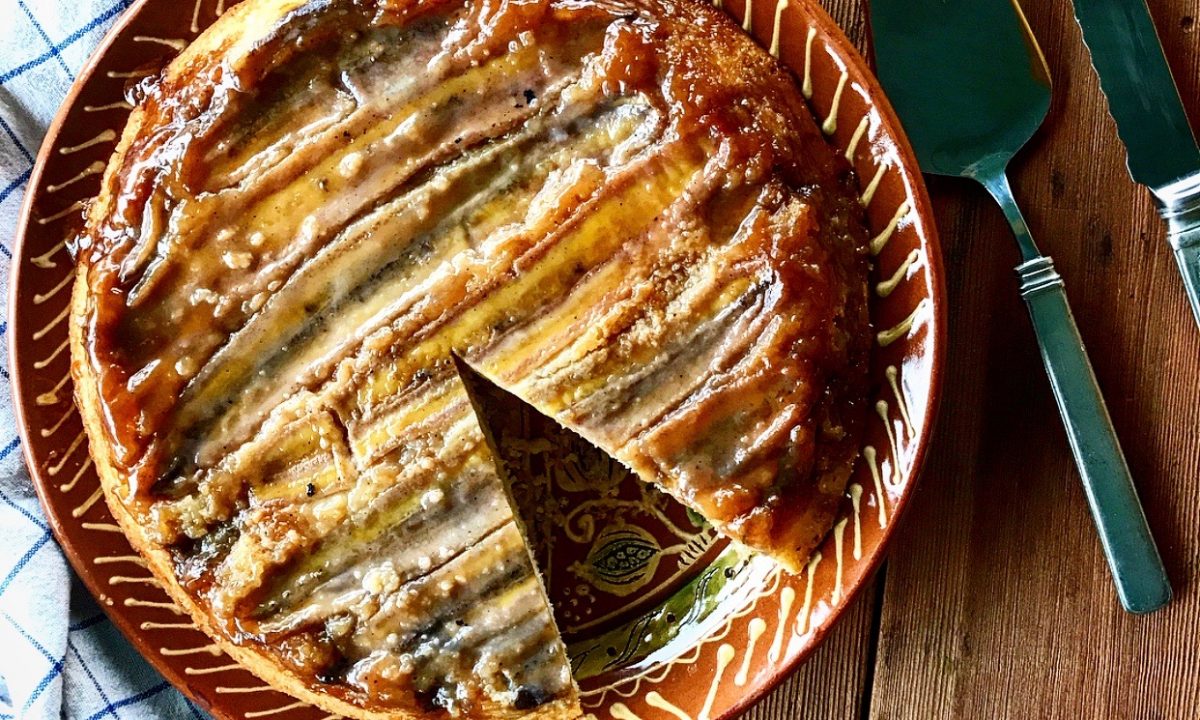 Banana Upside Down Cake | Jessie Sheehan Bakes