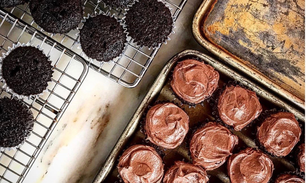 Assembling Chocolate Cupcakes | Jessie Sheehan Bakes