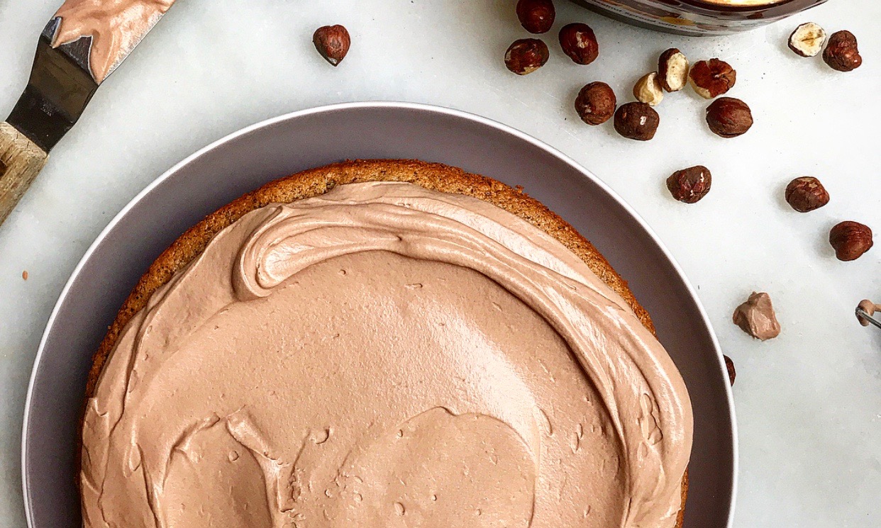 Flourless Hazelnut Cake with Nutella Whipped Cream | Jessie Sheehan BakesFlourless Hazelnut Cake with Nutella Whipped Cream | Jessie Sheehan Bakes