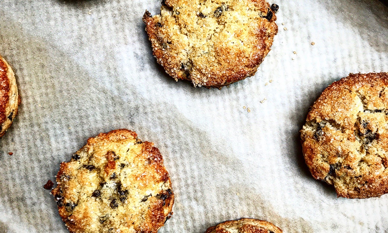Currant Brown Sugar Cream Scones | Jessie Sheehan Bakes
