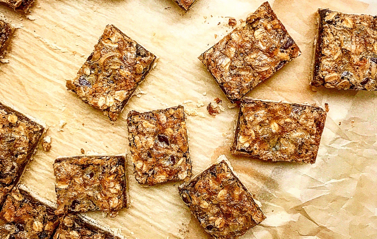 Chocolate coconut oat bars | Jessie Sheehan Bakes