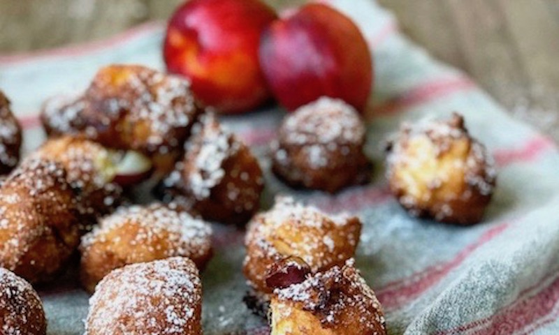 Peach Fritters Recipe | Jessie Sheehan Bakes