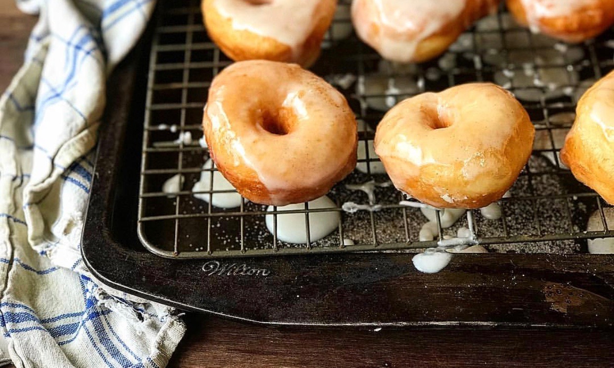 Overnight Yeasted Glazed Donuts | Jessie Sheehan Bakes