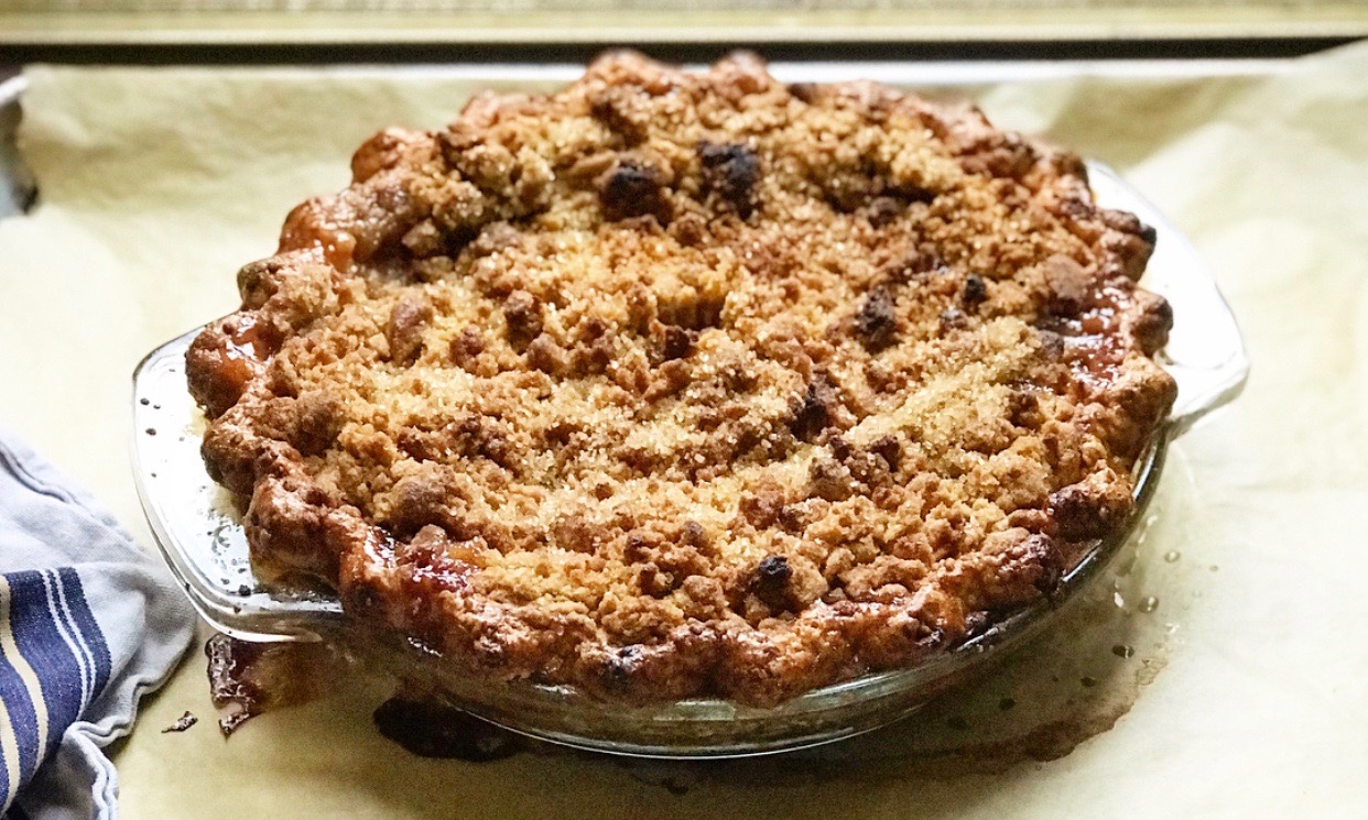 Apple Pie with Crumb Topping Recipe | Jessie Sheehan Bakes
