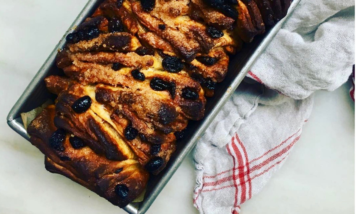 Cinnamon raisin pull-apart bread | Jessie Sheehan Bakes