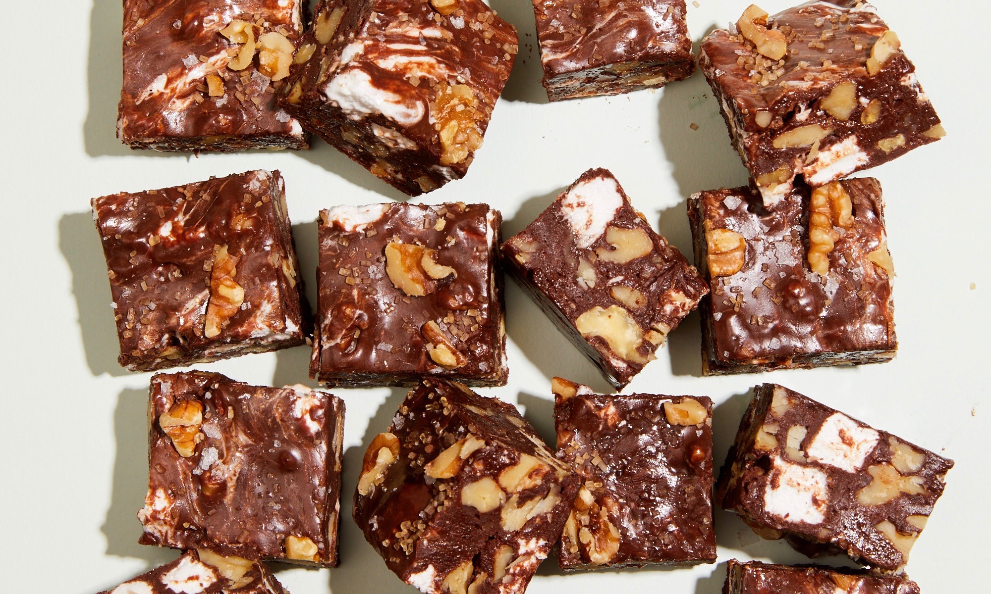 Chocolate marshmallow walnut fudge | Jessie Sheehan Bakes