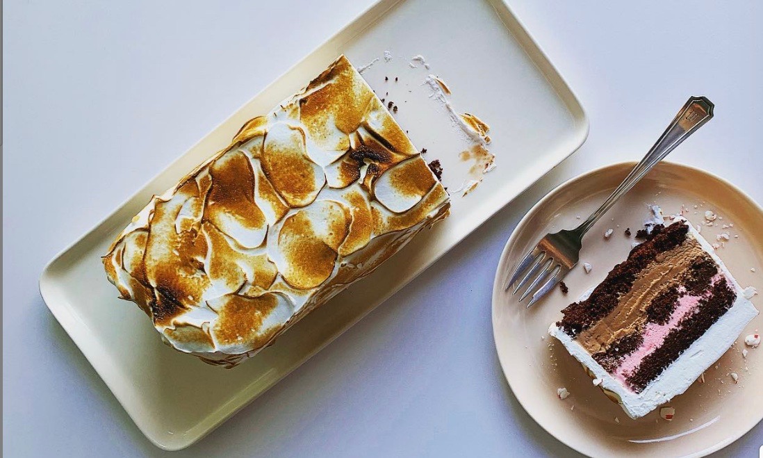 Baked Alaska Sandwich Recipe | Jessie Sheehan Bakes