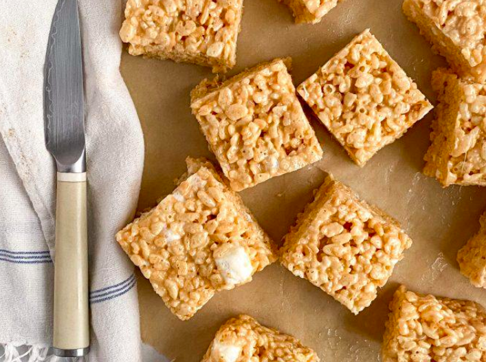Rice Krispie Treats with a secret ingredient | Jessie Sheehan Bakes