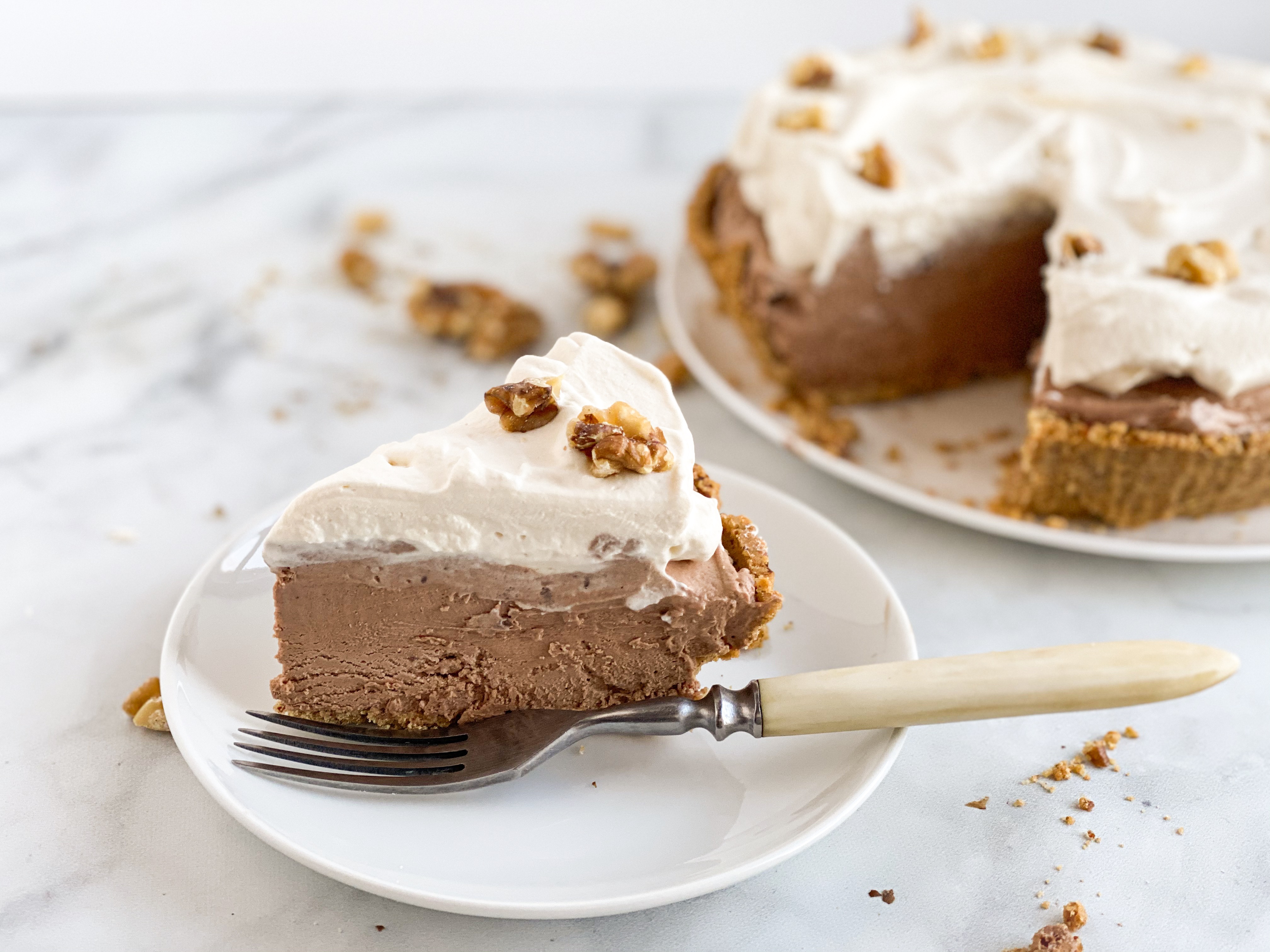 Frozen Chocolate Pie | Jessie Sheehan Bakes