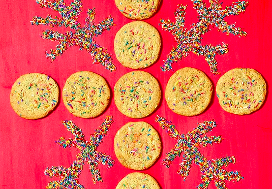 Jumbo Sprinkle Sugar Cookies | Better Homes & Gardens | Recipe by Jessie Sheehan