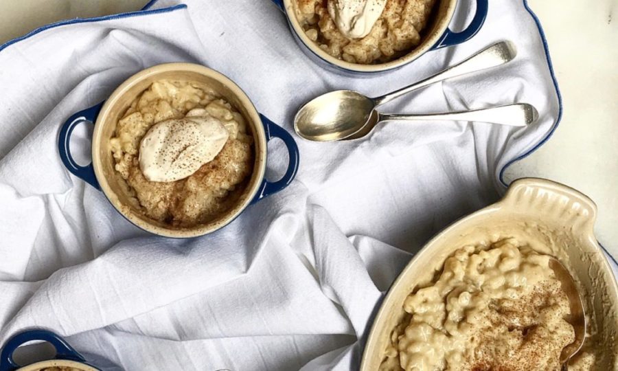 Gluten Free Dairy Free Coconut Rice Pudding Recipe | Jessie Sheehan