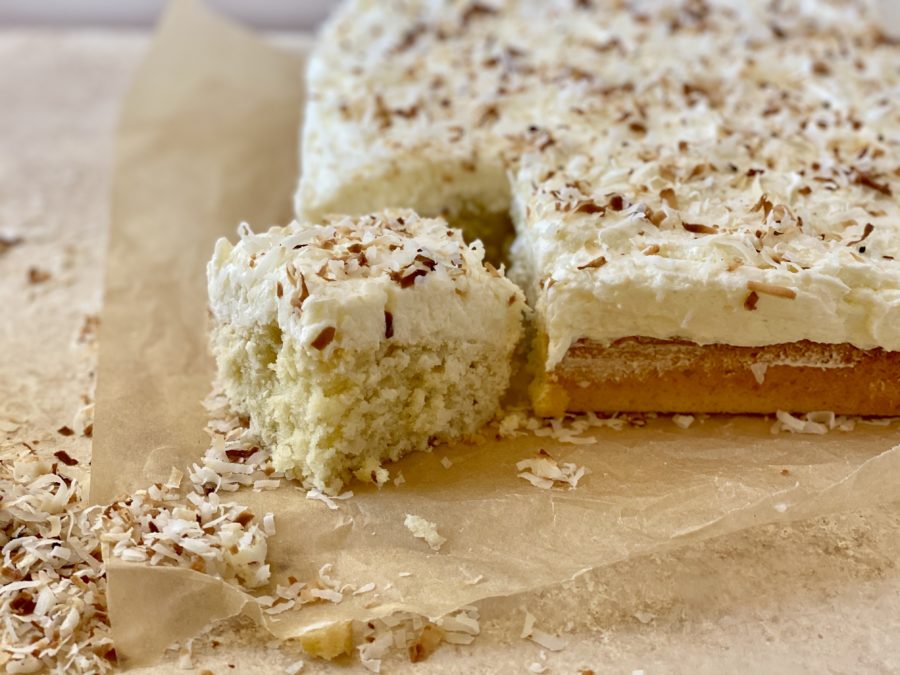 Coconut Snack Cake Recipe | Jessie Sheehan Bakes