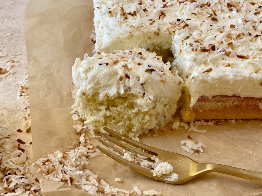 Coconut Snack Cake Recipe | Jessie Sheehan Bakes