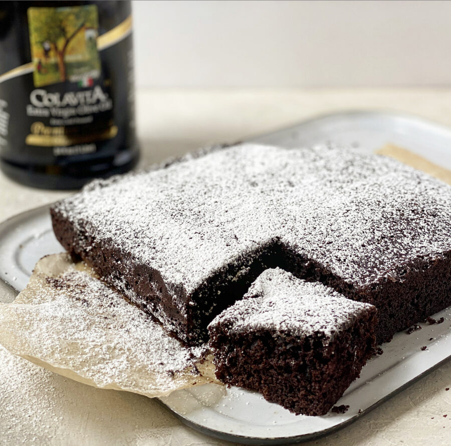 Chocolate Olive Oil Snacking Cake Recipe | Jessie Sheehan Bakes