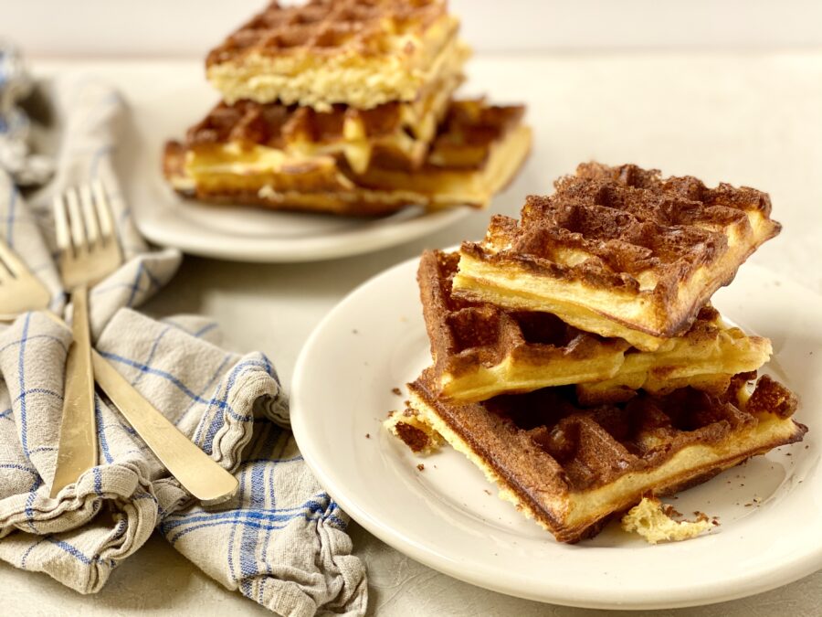 Overnight Yeasted Waffles Recipe | Jessie Sheehan Bakes