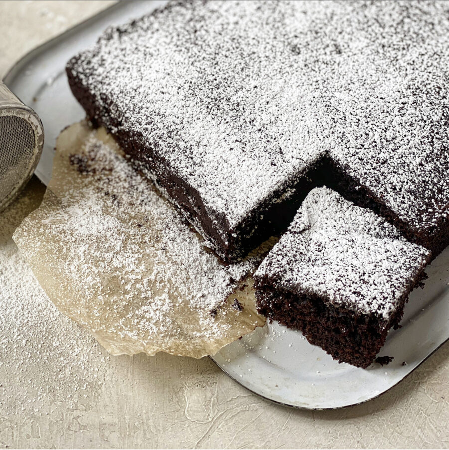 Chocolate Olive Oil Snacking Cake Recipe | Jessie Sheehan Bakes