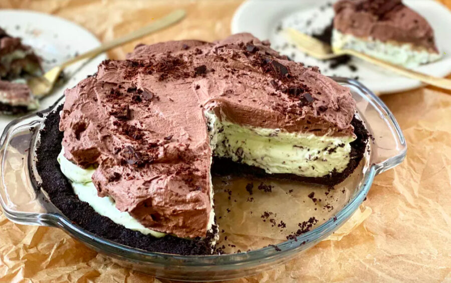 Gala Grasshopper Pie | No-Bake Pies | Jessie Sheehan Bakes